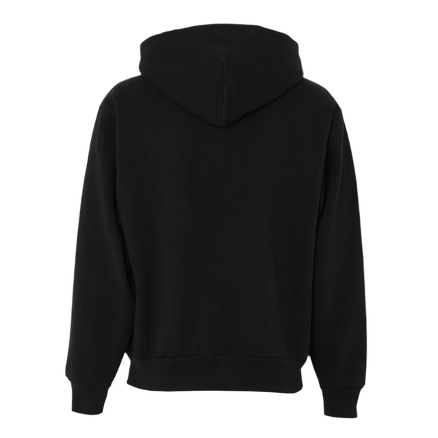 FOAM PRINT ZIP HOODIE BLACK