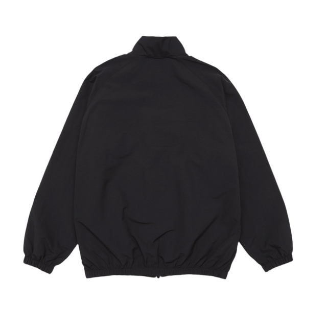 LOGO CHARM NYLON JACKET BLACK