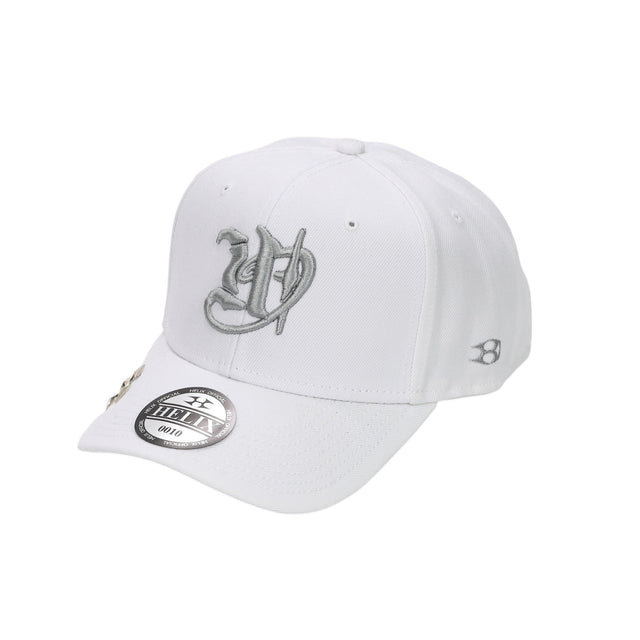 LOGO CHARM CAP WHITE