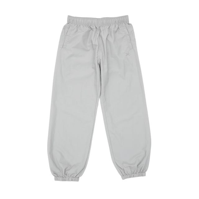 LOGO CHARM NYLON PANTS GRAY