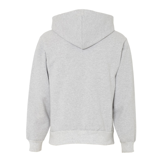 FOAM PRINT ZIP HOODIE GRAY