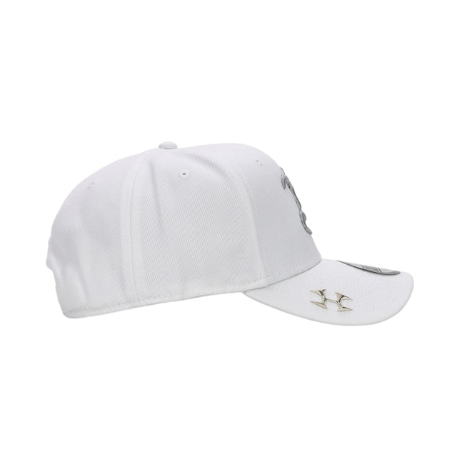 LOGO CHARM CAP WHITE