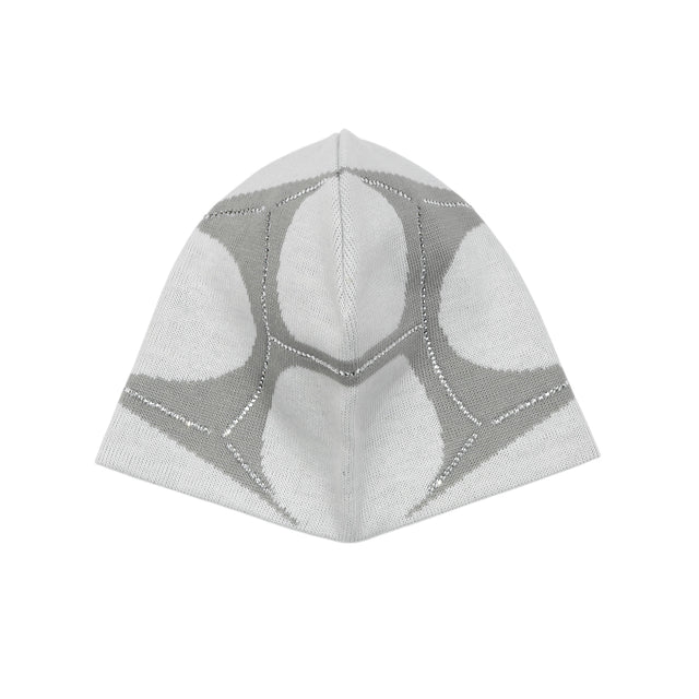 CRYSTAL LOGO BEANIE WHITE