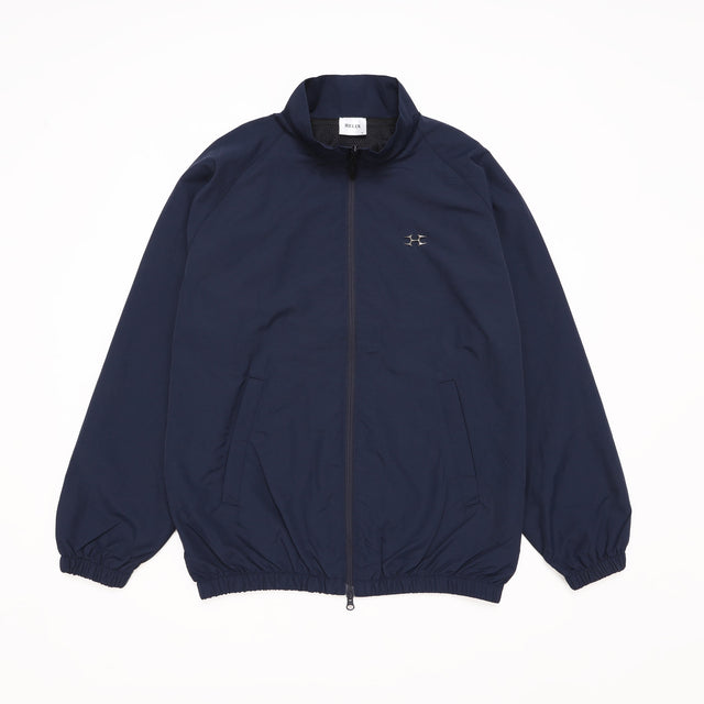 LOGO CHARM NYLON JACKET NAVY