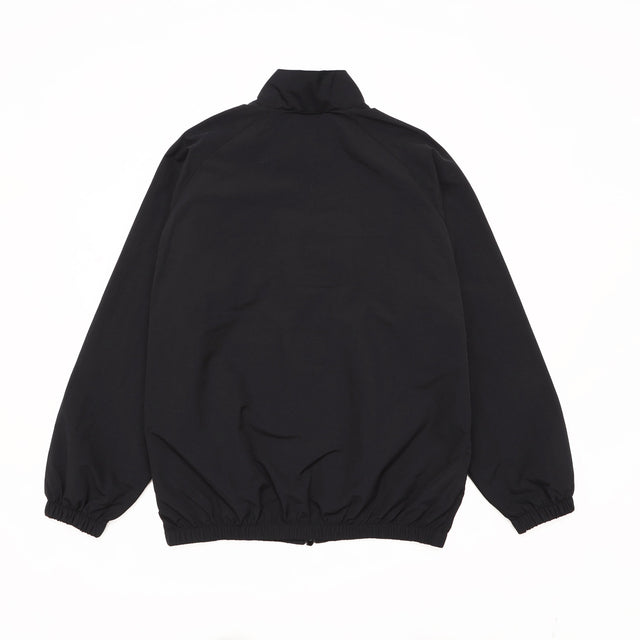 LOGO CHARM NYLON JACKET BLACK