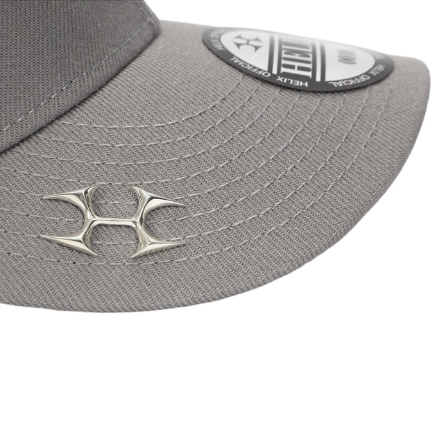 LOGO CHARM CAP GRAY