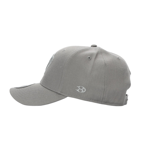 LOGO CHARM CAP GRAY