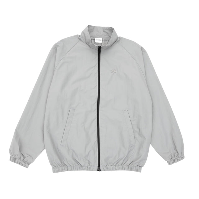 LOGO CHARM NYLON JACKET GRAY